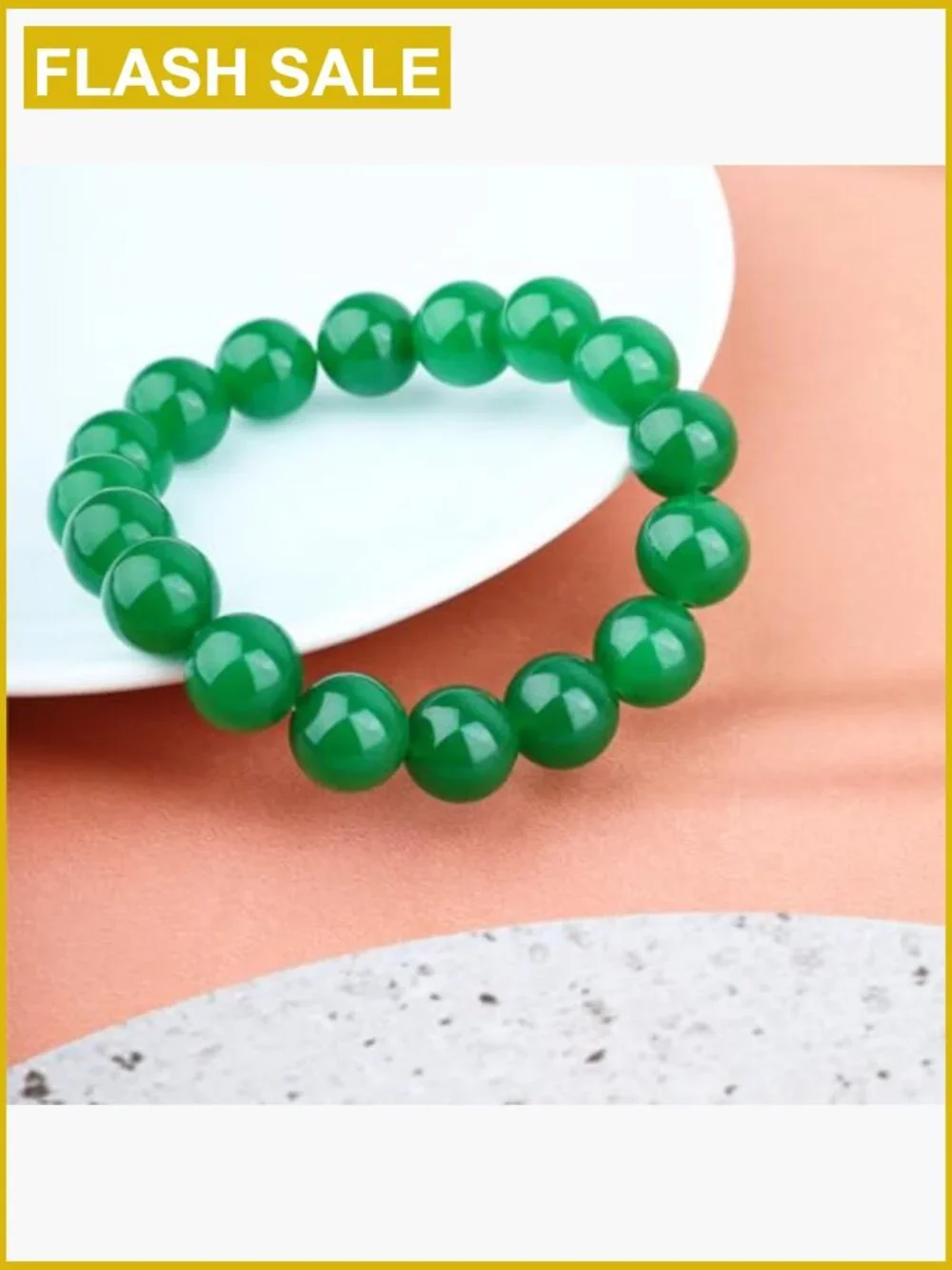 Natural Gemstone Stretch Elastic Bracelet Healing Reiki Unisex